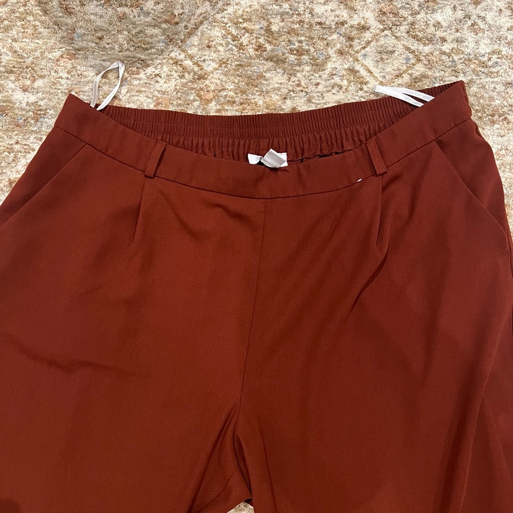 Primark Rust Red Dress Pants - Picture 4 of 6